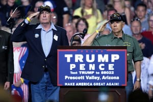 Trump's comments about U.S. troops.